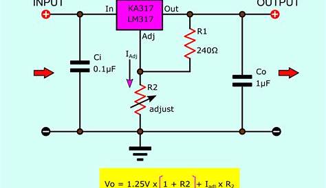 LM317 Regulators CALCULATOR – Electronic projects circuits