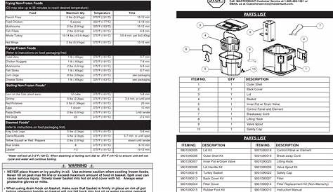 masterbuilt deep fryer manual