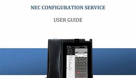 nec ip7ww-8ipld-c1 manual