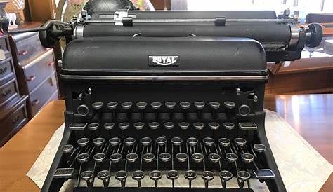 value of old royal manual typewriter
