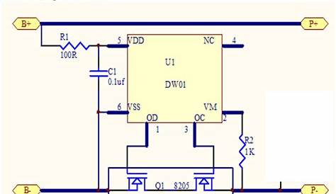 lipo protection circuit schematic
