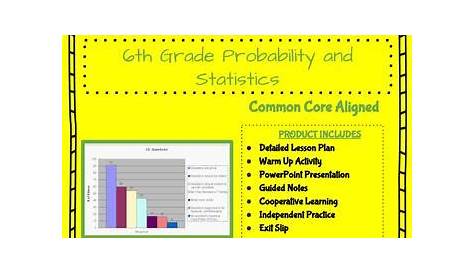 6th Grade Probability and Statistics - Statistical vs Non-Statistical