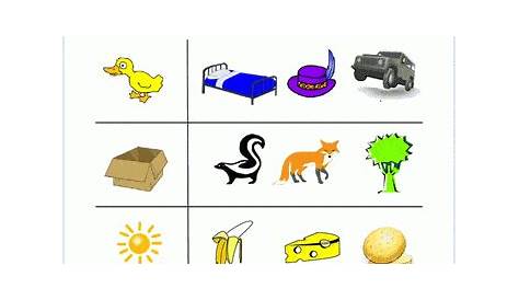Free Preschool & Kindergarten Rhyming Worksheets - Printable | K5 Learning