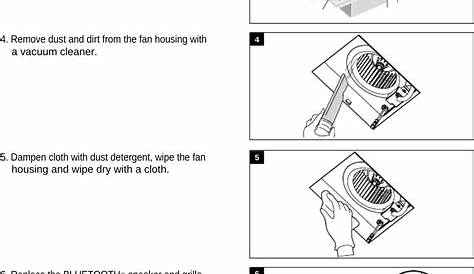 Homewerks Worldwide 7130-03-BT Bluetooth Bath Fan User Manual