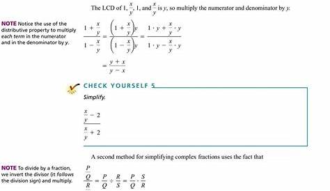 simplifying complex fractions worksheets