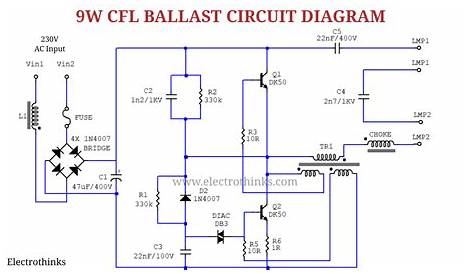 Cfl Circuit Diagram And Working