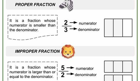 fraction attraction worksheet
