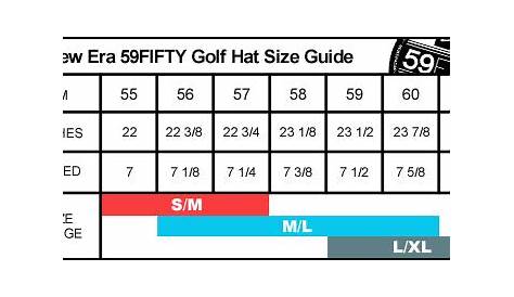 hat sizes chart new era