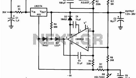 30v variable power supply circuit under Repository-circuits -31411