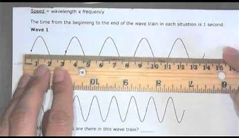 measuring waves worksheet