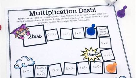 Printable Math Games For 3rd Graders