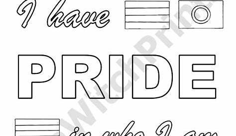 LGBTQ Pride Printable Coloring Pages Set of 3 Digital - Etsy