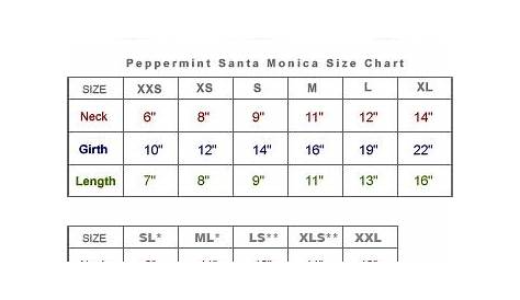 Dog Clothes: Zack And Zoey Dog Clothes Size Chart