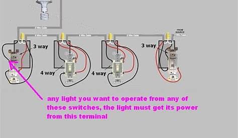 Four Way Switch With Multiple Lights - Electrical - DIY Chatroom Home
