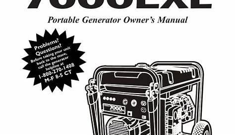 Generac 7000exl User Manual | 24 pages | Original mode