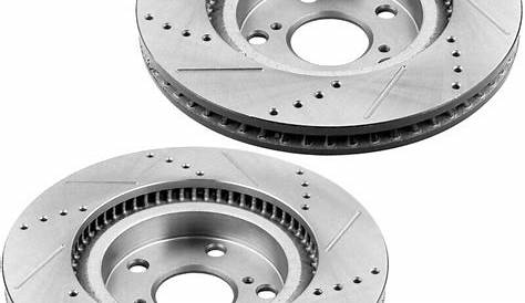 Front Brakes Rotors + Ceramic Pads for 2006 20007 2008 - 2018 Toyota