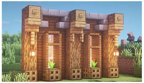 Minecraft wall design #minecraftbuildingideas Minecraft wall design