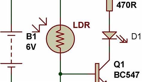 circuit diagram of ldr sensors