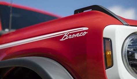 2023 Ford Bronco Heritage Lineup Ordering Details Revealed