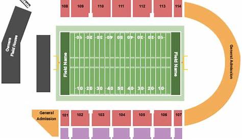 Kidd Brewer Stadium Seating Chart & Maps - Boone