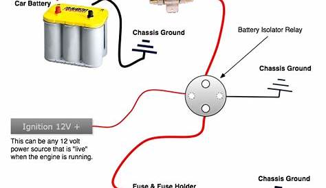wiring a battery isolator