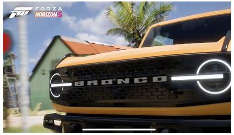 Ford Bronco makes video game debut in Forza Horizon 5 | Bronco6G - 2021