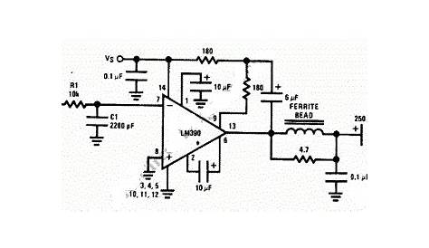 Audio Power Amplifier for AM Radio Circuit Diagram | Circuits Diagram Lab