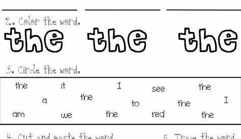 Was Sight Word Worksheet - Printable Word Searches