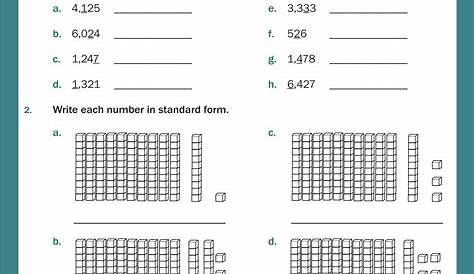 place value of whole numbers worksheets