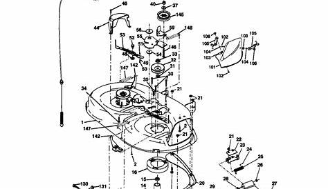 Craftsman 42 Riding Mower Parts Diagram | Reviewmotors.co