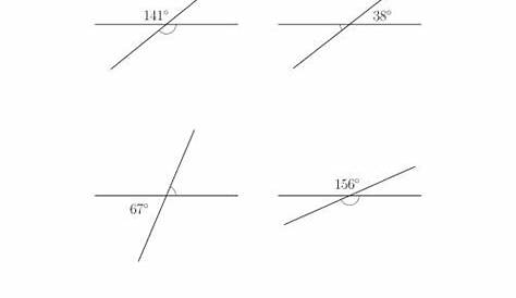 vertical angle worksheets