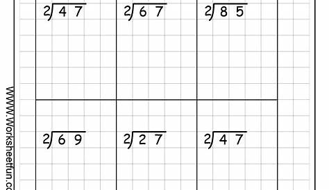 math long division worksheet
