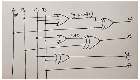 2's complement circuit diagram