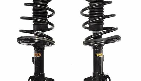 Complete Front Pair Shocks Struts with Spring Assembly For Toyota Camry