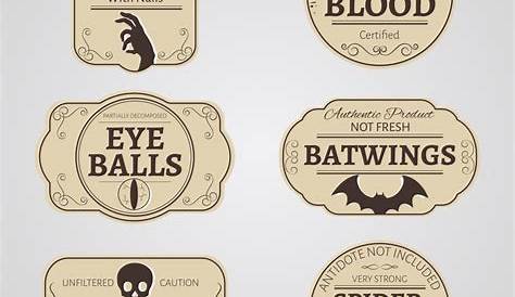9 Best Images of Vintage Halloween Printable Labels - Halloween Witch