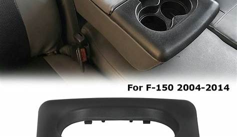 For Ford F150 2004 - 2014 Center Console Cup Holder Pad Trim