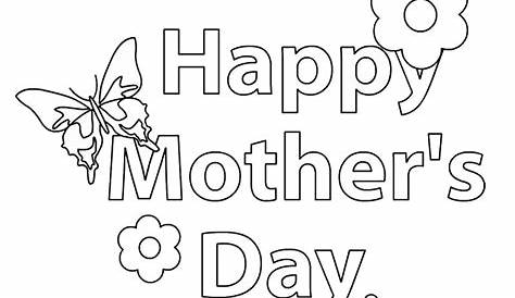 happy mothers day printable