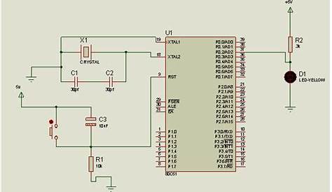 draw microcontroller circuit diagram