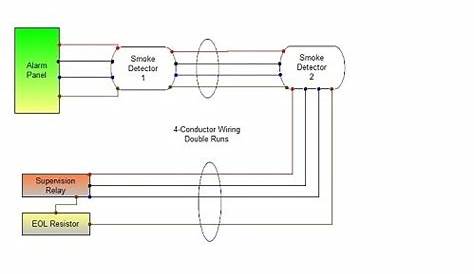 home smoke detectors wiring diagram