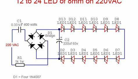 led tube light circuit diagram