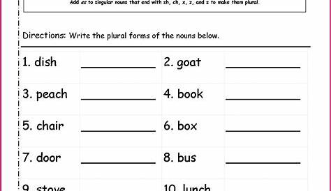 3rd Grade Irregular Plural Nouns Worksheets Worksheet : Resume Examples