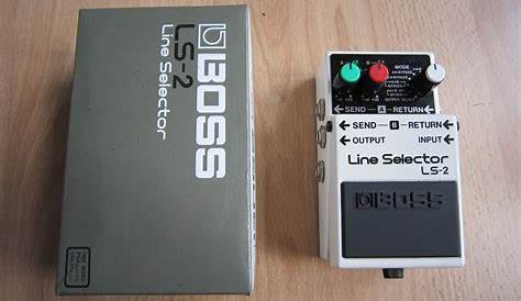 boss ls 2 line selector owner manual