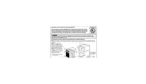 frigidaire wall oven installation manual