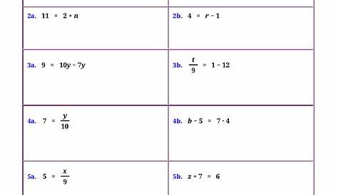 math worksheet answers algebra 1
