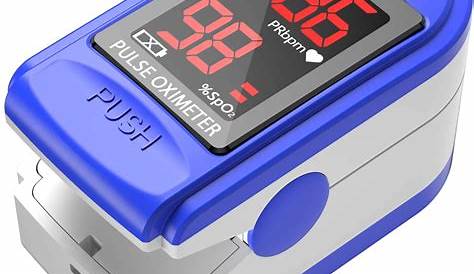 Pulse Oximeter Fingertip, Blood Oxygen Saturation Monitor with Pulse
