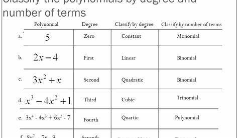 How do you write a polynomial in standard form, then classify it by