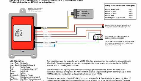 Msd 6425 Wiring Diagram Download - Wiring Diagram Sample