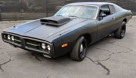 1973 Dodge Charger SE Black on black, classic muscle car with attitude