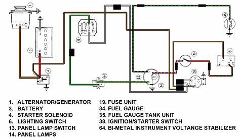 fuel sender fuel gauge wiring diagram