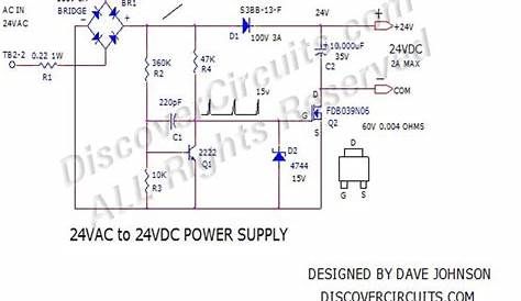 Circuit: #395Power Supply24 Volts AC to 24 Volts DC